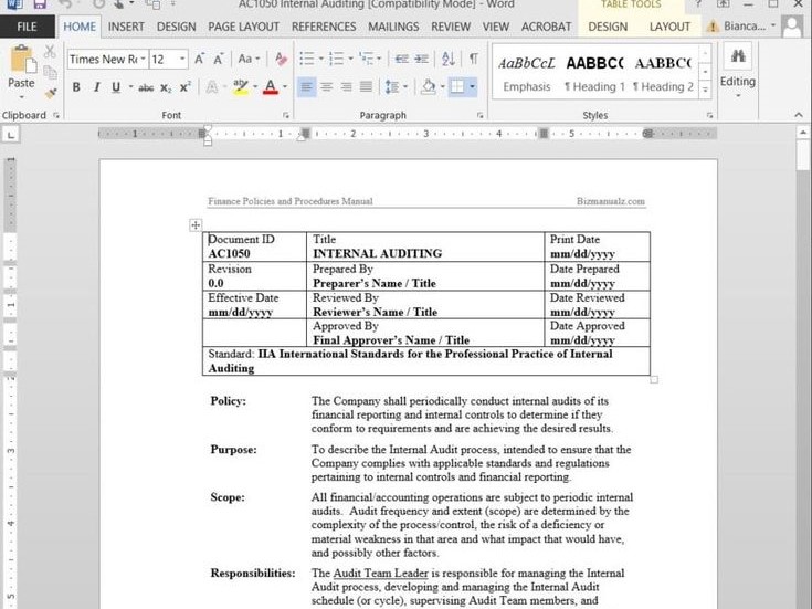 IT Policy & Procedure Documentation